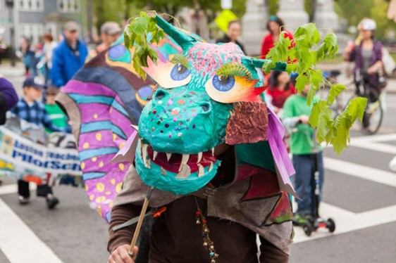 Pageantry and puppetry abound at the Wake Up the Earth Festival