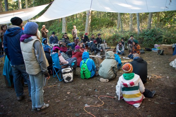 Grassroots Bioeremediation workshop with Leila Darwish at the Radical Mycology Convergence