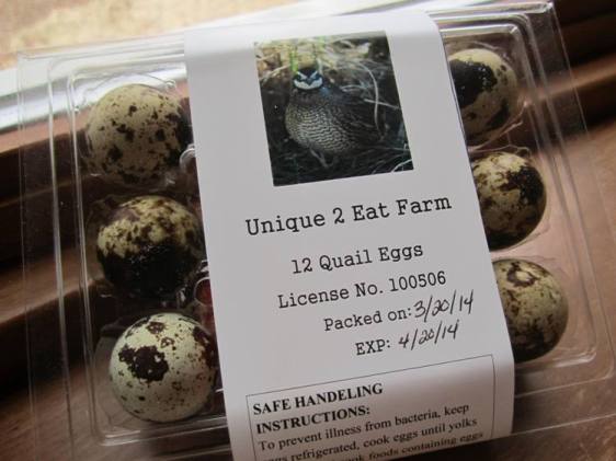 Next on Becca's list is a formula for quail feed. 